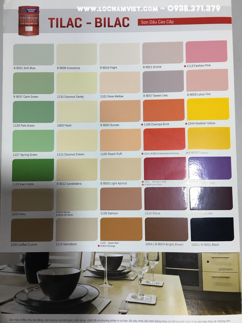 TILAC - thương hiệu sơn nội thất cao cấp hàng đầu tại Việt Nam với những sản phẩm sơn đạt tiêu chuẩn chất lượng cao nhất cùng với màu sắc đa dạng và thiết kế đẹp mắt. Hình ảnh TILAC sẽ cho bạn niềm tin và đánh giá cao hơn về sản phẩm mà chúng tôi mang lại cho khách hàng.